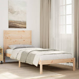 Extra Long Bed Frame without Mattress 90x210 cm Solid Wood 3309267