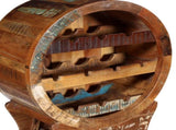 Wine Rack for 10 Bottles Solid Reclaimed Wood 243973