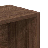 Bookcase Brown Oak 31x24x102 cm Engineered Wood 860343