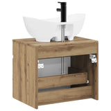 Bathroom Furniture Set Artisan Oak Engineered Wood 3404319