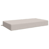 Seat Cushion SOEST 100% Polyester White 120 x 60 x 15 cm 946705