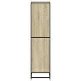 Bookcase Sonoma Oak 80.5x35x139 cm Engineered Wood 3300846