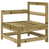 ZNTS 7 Piece Garden Lounge Set Impregnated Wood Pine 3186374