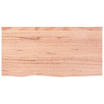 ZNTS Wall Shelf Light Brown 80x40x cm Treated Solid Wood Oak 363667