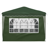 Pop-up Party Tent 288 x 288 x 245 cm Green Oxford Fabric 42019772