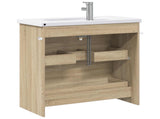 Bathroom Furniture Set Sonoma Oak 81 x 40 x 84.5 cm 3404376