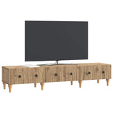 TV Cabinet Artisan Oak 147 x 34.5 x 30 cm Engineered Wood 894254