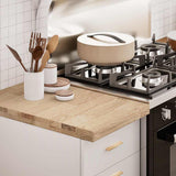 Kitchen Worktop 40x63.5x4 cm Solid Wood Oak Rectangular 4009001