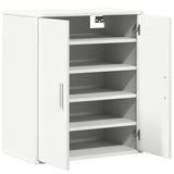 Shoe Cabinet White 60x35x70 cm Engineered Wood 808918