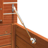 Storage Box Wax Brown 101 x 50.5 x 46.5 cm Engineered wood 865398