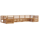 Outdoor Sofa Set 7 pcs Natural 3374044