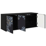 Wall-mounted TV Cabinet DOKKUM 102 x 33 x 40 cm Black Oak 8007166