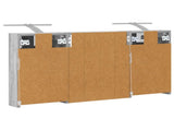 Bathroom Cabinet Set 3 pcs 100 x 10.5 x 50 cm Engineered wood 3403693