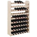 ZNTS Wine Rack 72.5x25x111.5 cm Solid Wood Pine 4007561