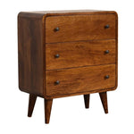 Mini Curved Chestnut Chest IN3342