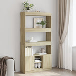 Highboard Sonoma Oak 92x33x180 cm Engineered Wood 3309620