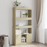 Highboard Sonoma Oak 92x33x180 cm Engineered Wood 3309620
