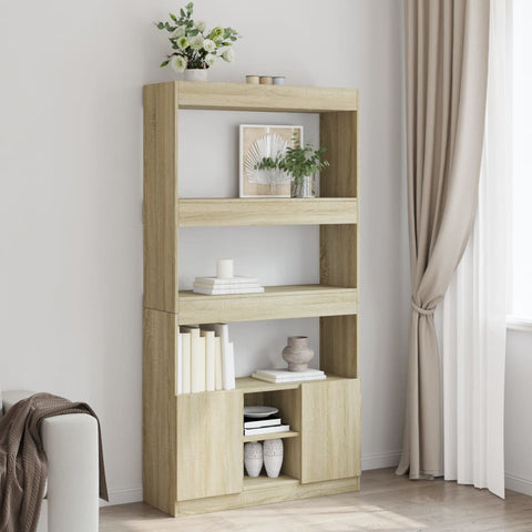 Highboard Sonoma Oak 92x33x180 cm Engineered Wood 3309620