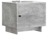 Bedside Cabinet Concrete Grey 43 x 34.5 x 50 cm Engineered Wood 893881
