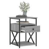 Bedside Cabinets 2 pcs Grey Sonoma 40x42x55 cm Engineered Wood 826080