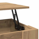 Coffee Table Artisan Oak 79x49x41 cm Engineered Wood 856929