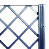 Garden Planter with Trellis Blue Grey 160x120x140 cm PP 367876