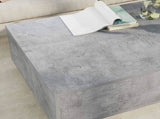 Coffee Table Concrete Grey 95 x 55 x 31 cm Engineered Wood 8000183