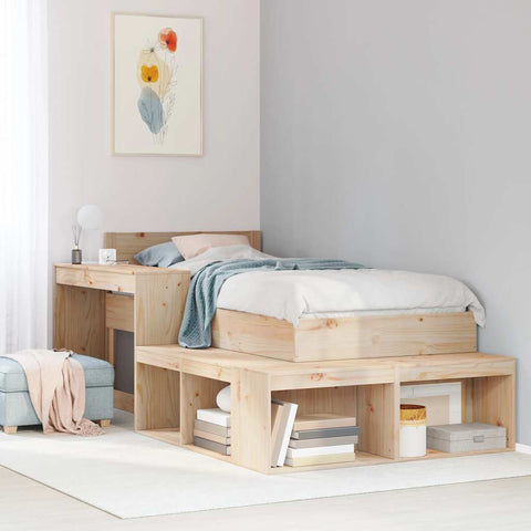 Bed Frame without Mattress 80x200 cm Solid Wood Pine 3309755