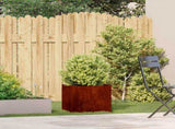 Planter Rusty 40x40x40 cm Weathering Steel 860667