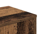 Wall Corner Shelf Old Wood 48 x 48 x 120 cm Engineered Wood 8012234