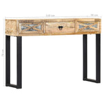 ZNTS Console Table 110x30x76 cm Solid Mango Wood 282761