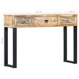 ZNTS Console Table 110x30x76 cm Solid Mango Wood 282761