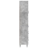 Cabinet Set 2 pcs Concrete Grey 66 x 34.5 x 90 cm 3416640