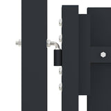 Double Door Fence Gate Steel 300x75 cm Anthracite 146350