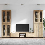 TV Cabinet Set FLORIN 3 pcs Sonoma Oak Engineered Wood 3398006