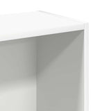 Bookcase White 80x24x75 cm Engineered Wood 800891