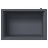 Garden Planter with LED Antracite 40 x 60 x 40 cm Steel 8008144