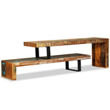 TV Stand Solid Reclaimed Wood 244582
