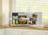 46 Litre Lockable Countertop Fridge - Cream White T3398P329509
