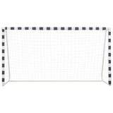Soccer Goal 300x160x90 cm Metal Black and White 91953