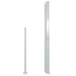 Patio Retractable Side Awning 140x500 cm Black 48394