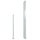 Patio Retractable Side Awning 140x500 cm Black 48394