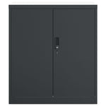 ZNTS File Cabinet Anthracite 79x40x90 cm Steel 339735