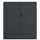 File Cabinet Anthracite 79x40x90 cm Steel 339735
