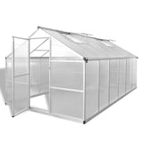 Reinforced Aluminium Greenhouse with Base Frame 9.025 m 41320