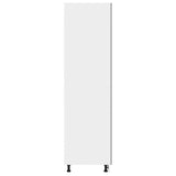 Refrigerator Cabinet Lyon Concrete Grey 60x57x207 cm Engineered Wood 856124