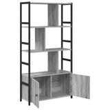 Bookshelf Grey sonoma 80 x 30 x 155.5 cm Engineered Wood 868440