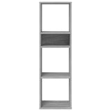 ZNTS Book Cabinet Grey Sonoma 34x31x112 cm Engineered Wood 860288