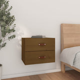 Wall-mounted Bedside Cabinet Honey Brown 50x36x40 cm 820982
