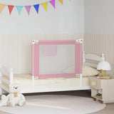 Toddler Safety Bed Rail Pink 90x25 cm Fabric 10198